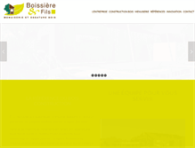 Tablet Screenshot of boissiereetfils.fr